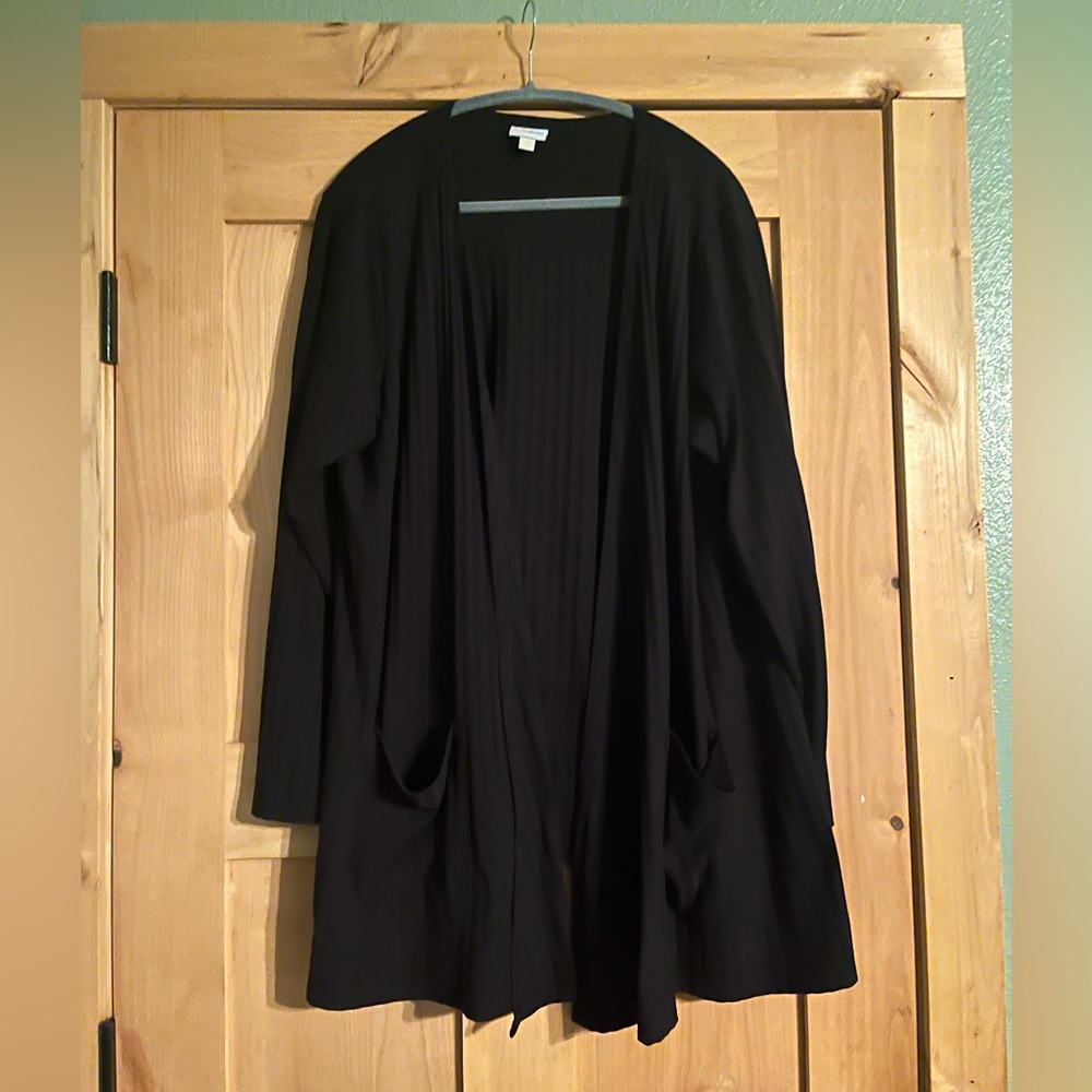 LuLaRoe black cardigan with pockets! Size 3XL